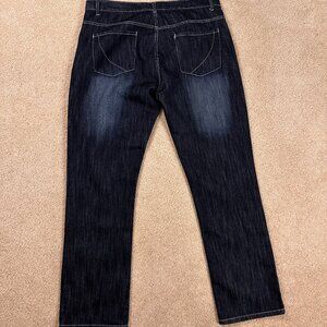 Paper Denim & Cloth Men's Indigo Dark Wash Loose Relaxed Fit Jeans Size 38 x 34